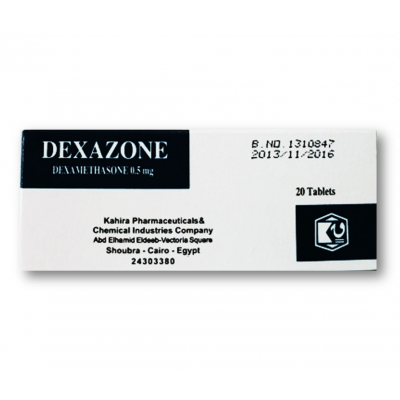 DEXAZONE 0.5 MG ( DEXAMETHASONE ) 20 TABLETS